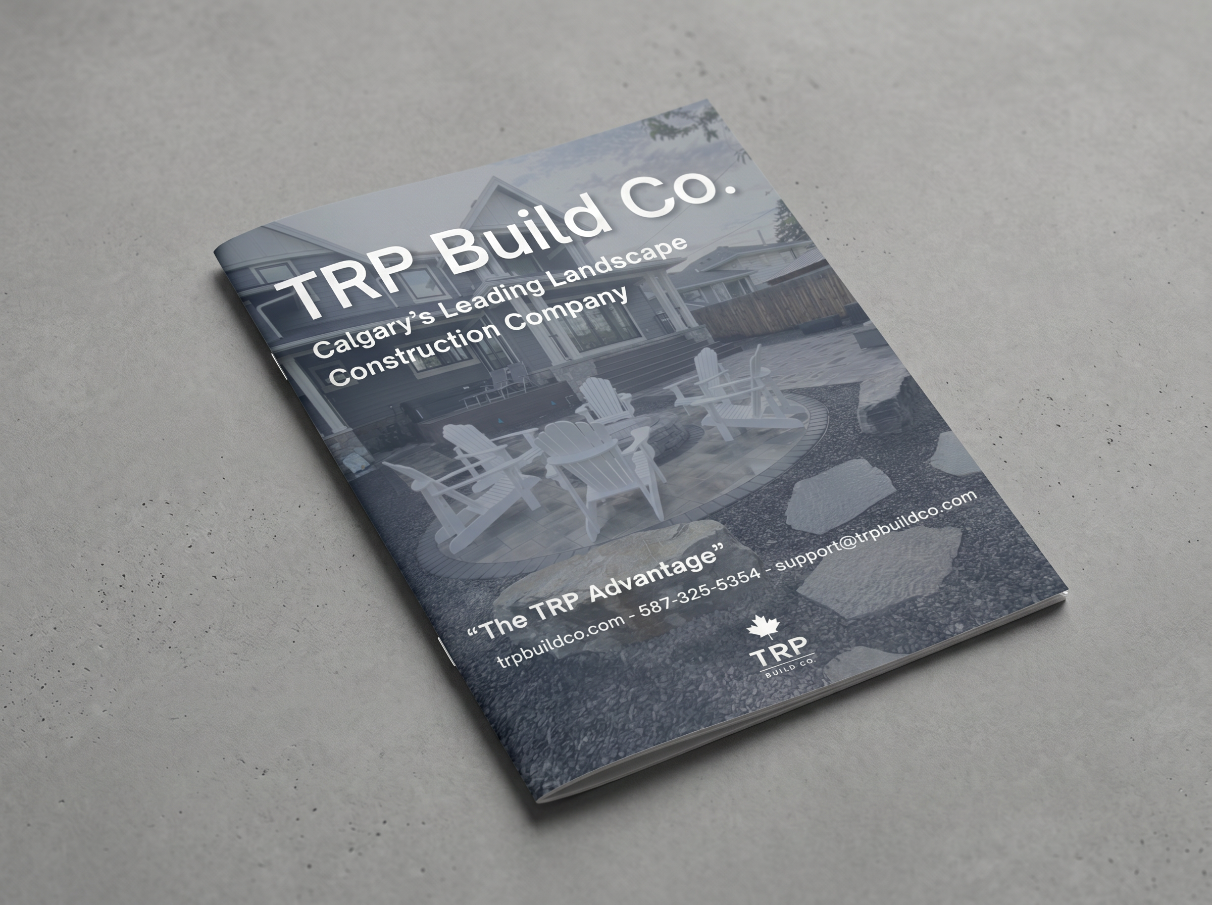 TRP Build Co. proposal book cover