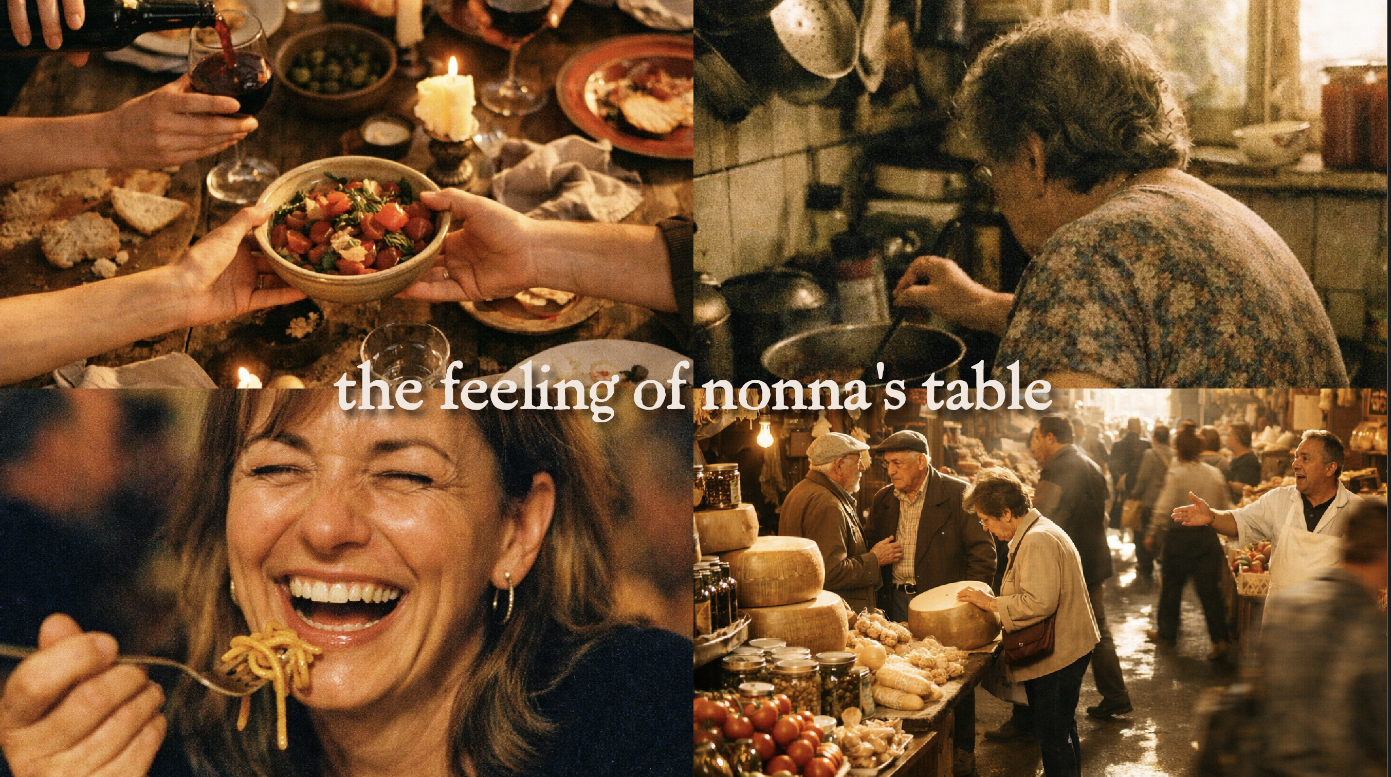The feeling of Nonna's table