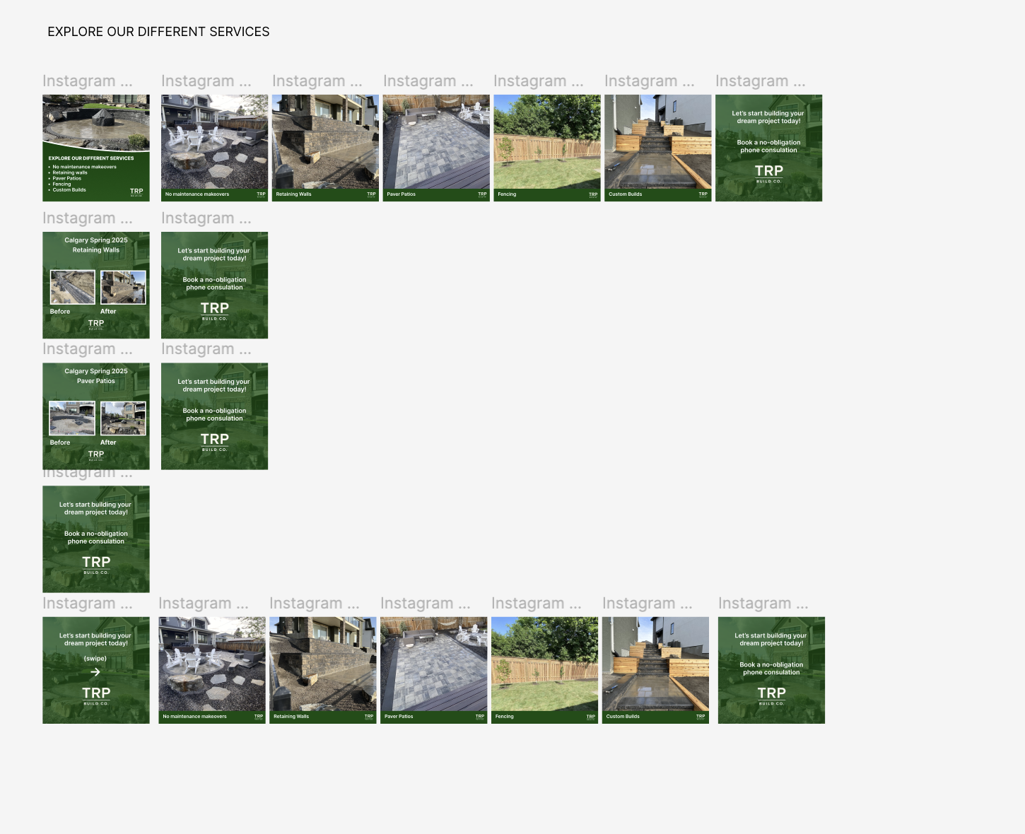 TRP ad creatives in Figma