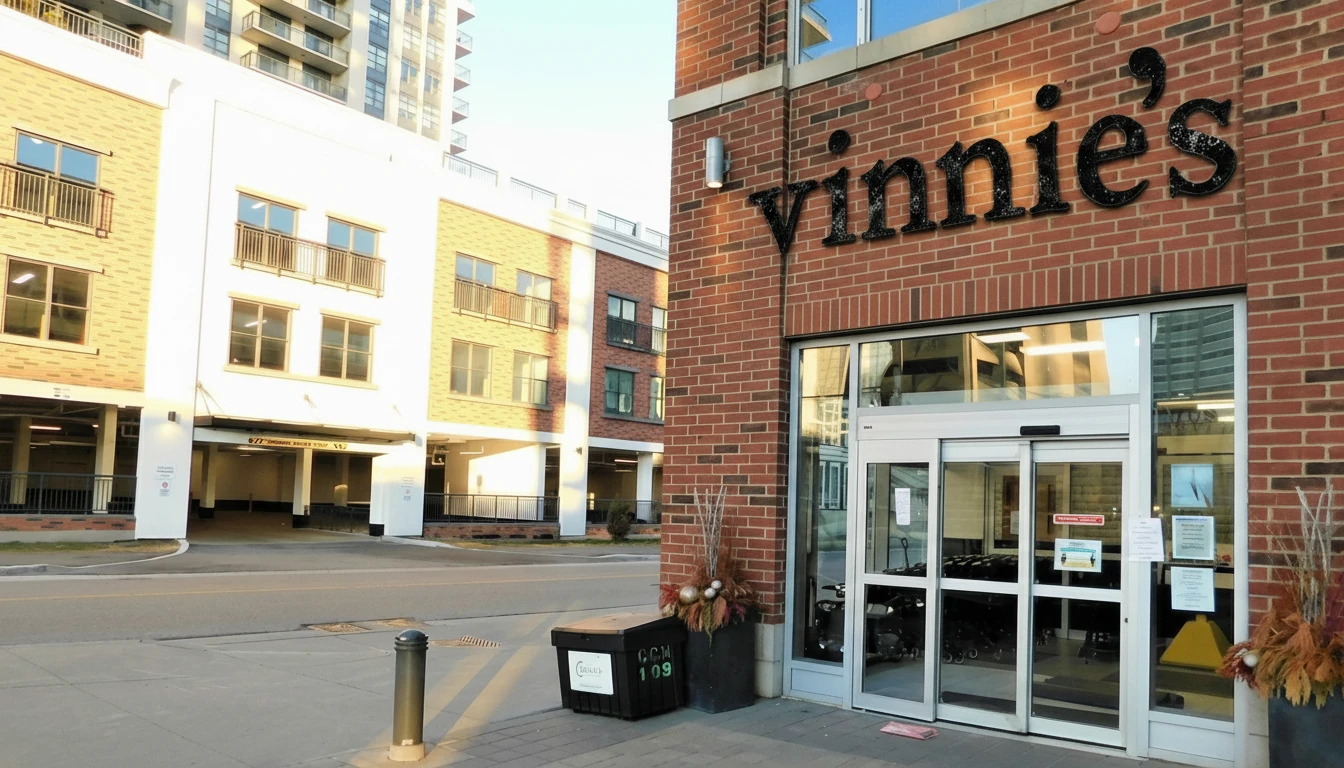 Vinnie's storefront mockup