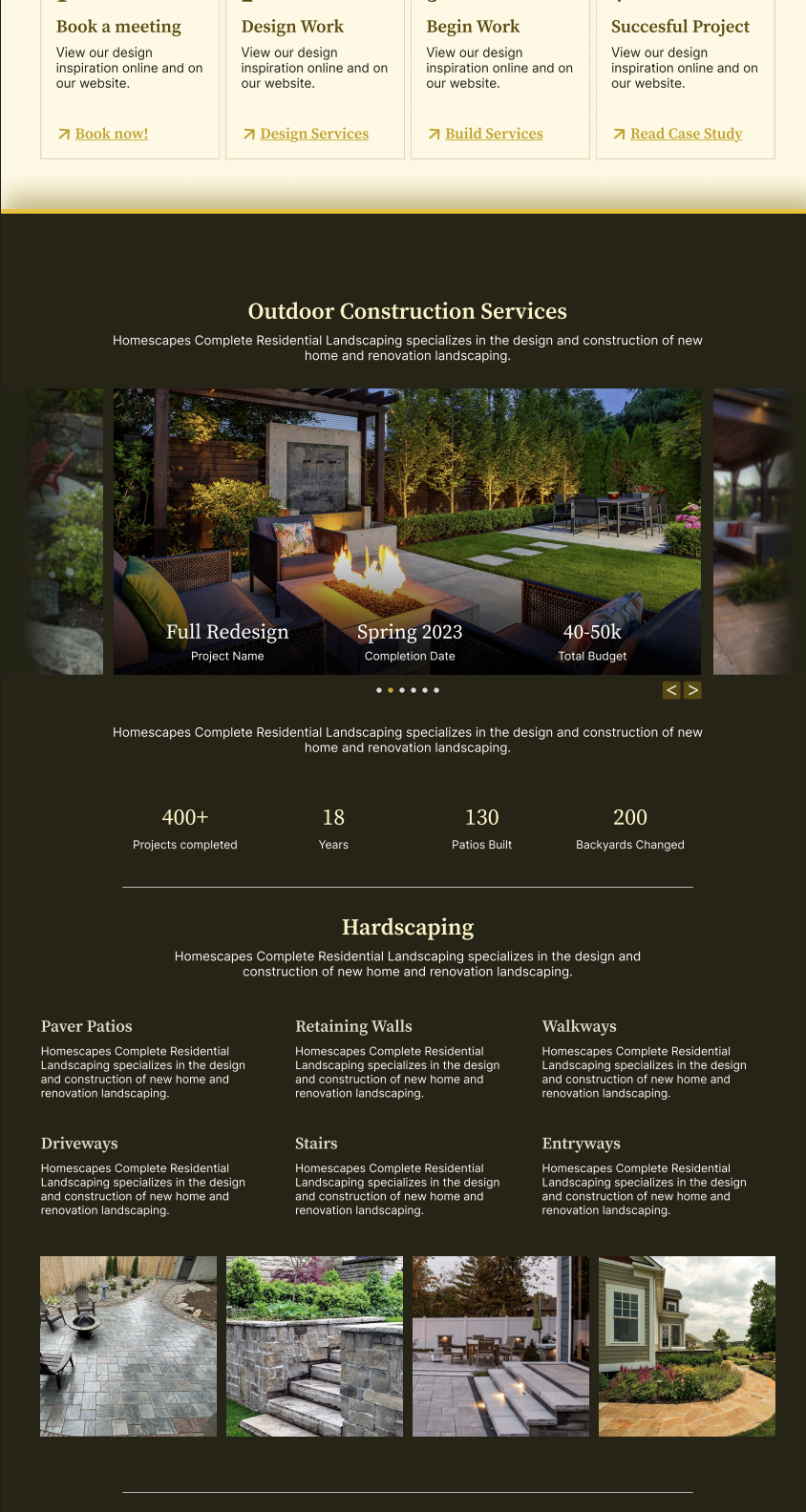 Service category detail